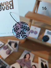 Load image into Gallery viewer, Ear Bling - Leather and Mauvement