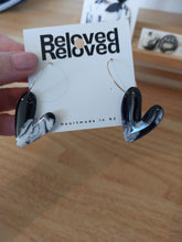 Load image into Gallery viewer, Ear Bling - Big Black and White