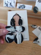 Load image into Gallery viewer, Ear Bling - Big Black and White