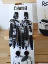 Load image into Gallery viewer, Ear Bling - Big Black and White